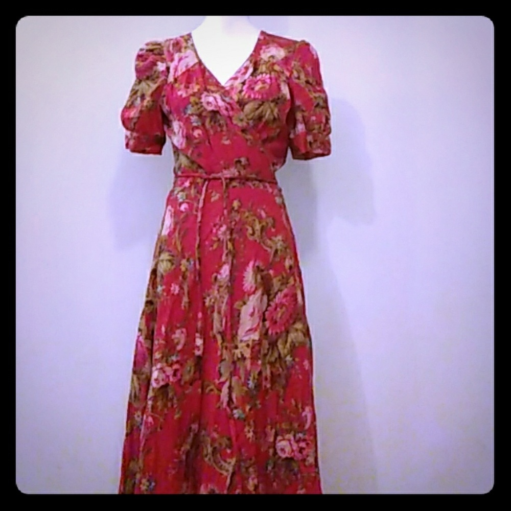 Ralph Lauren Maxi Wrap Dress